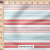 Ruler Scale for Patriotic Stripe (Red Blue Pink) by Julie Storie Designs